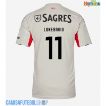 Camisa de time de futebol Benfica Dodi Lukebakio #11 Replicas 2º Equipamento 2025-26 Manga Curta